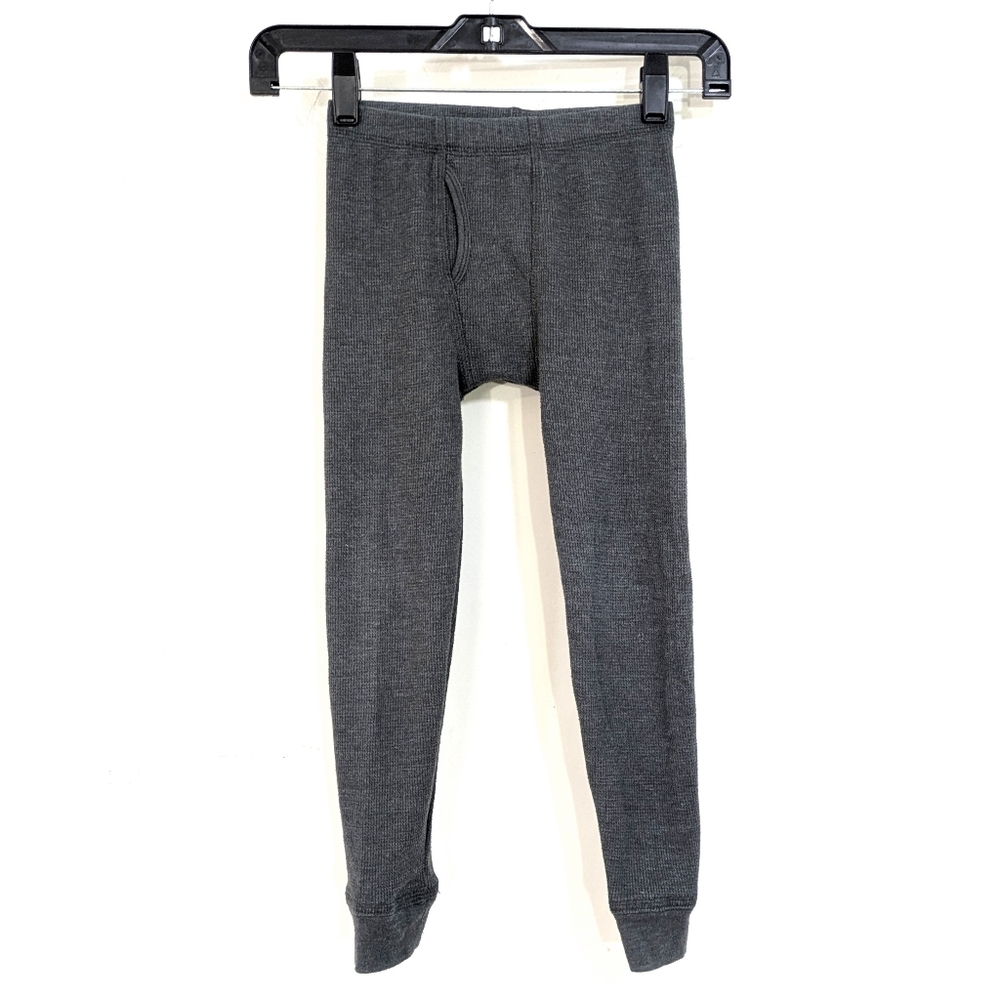 ClimateSmart Grey Longjohns / Thermal Base Layer - Size Small Youth 6/7